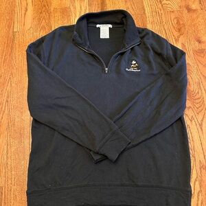 Walt Disney World Black Half-Zip Sweater